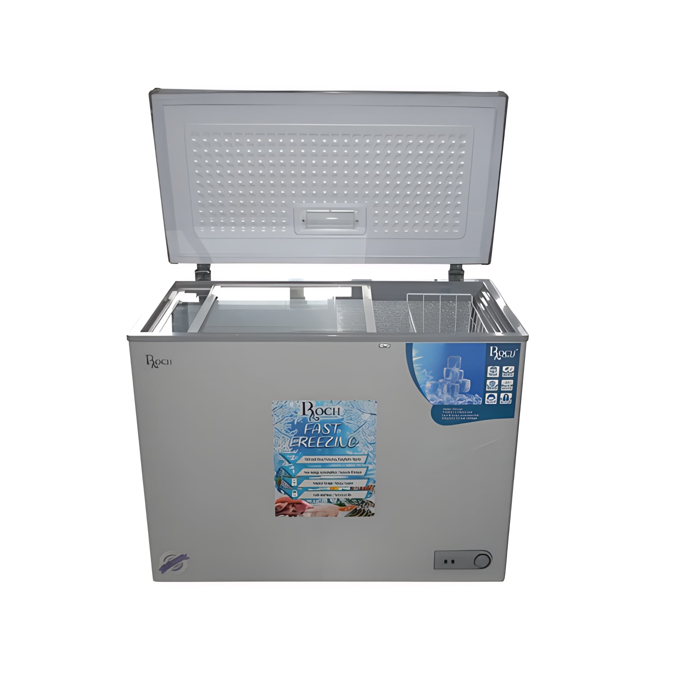 Congélateur coffre ROCH RCF-230B-B 200 L – Classe climatique T