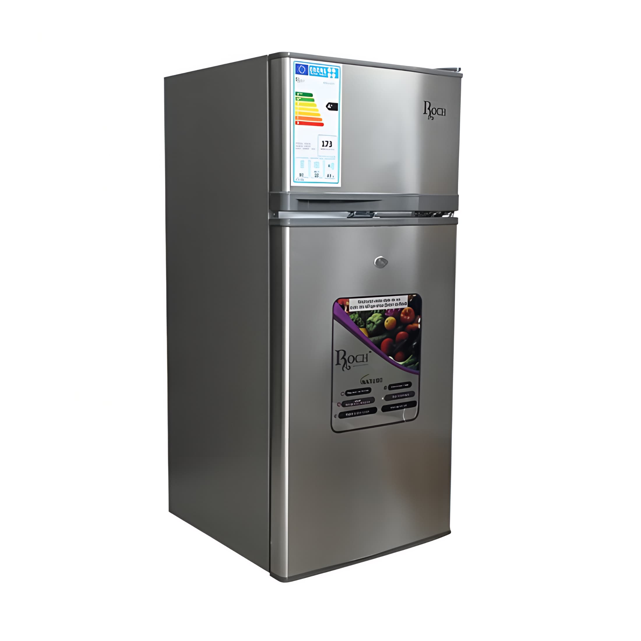 Réfrigérateur combiné ROCH RFR-125DT-W 100 L – 2 portes – Classe A+