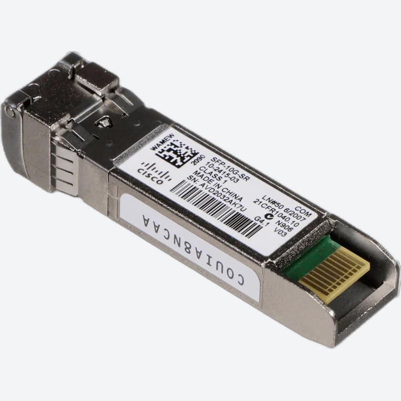 module émetteur-récepteur optique Cisco SFP-10G-SR (SFP+ 10GBASE-SR)