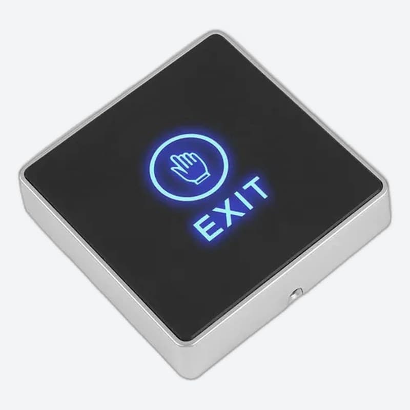 Bouton poussoir de sortie tactile LED – EXIT